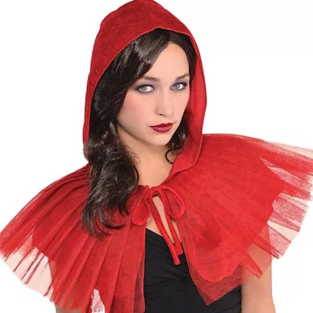 Red riding hood caplet Like New